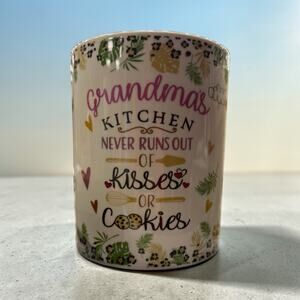 Grandma Gift Ceramic Utensil Holder,Birthday Gifts for Grandma,Birthday Grandchi
